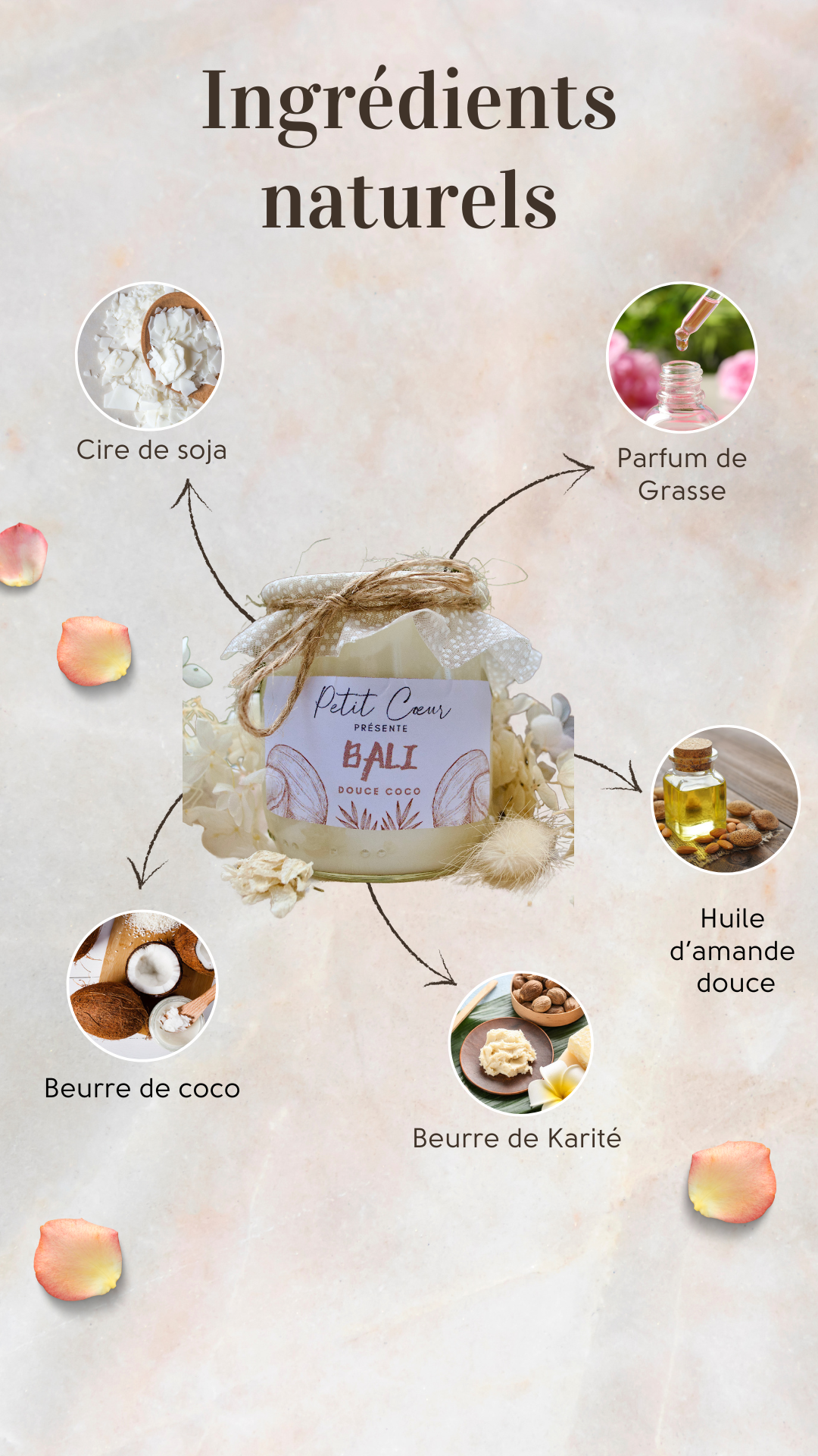 Bougie parfumée «Bali »