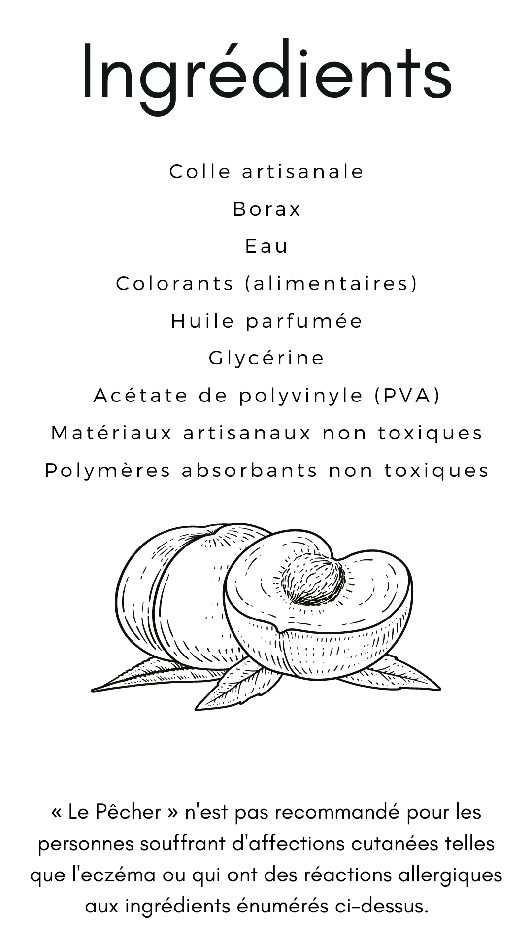 Slime « Le Pêcher »