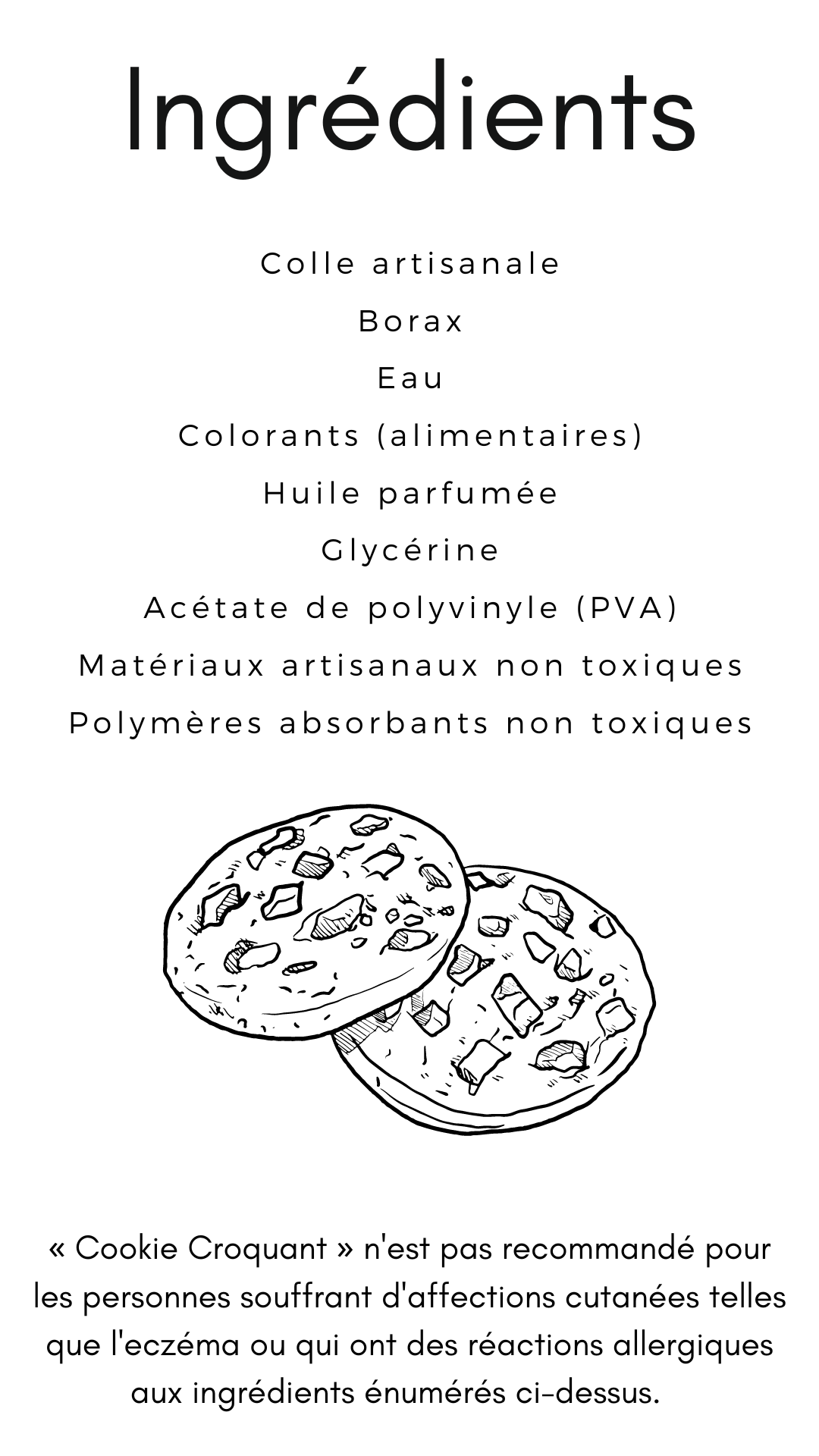 Slime « Cookie Croquant »