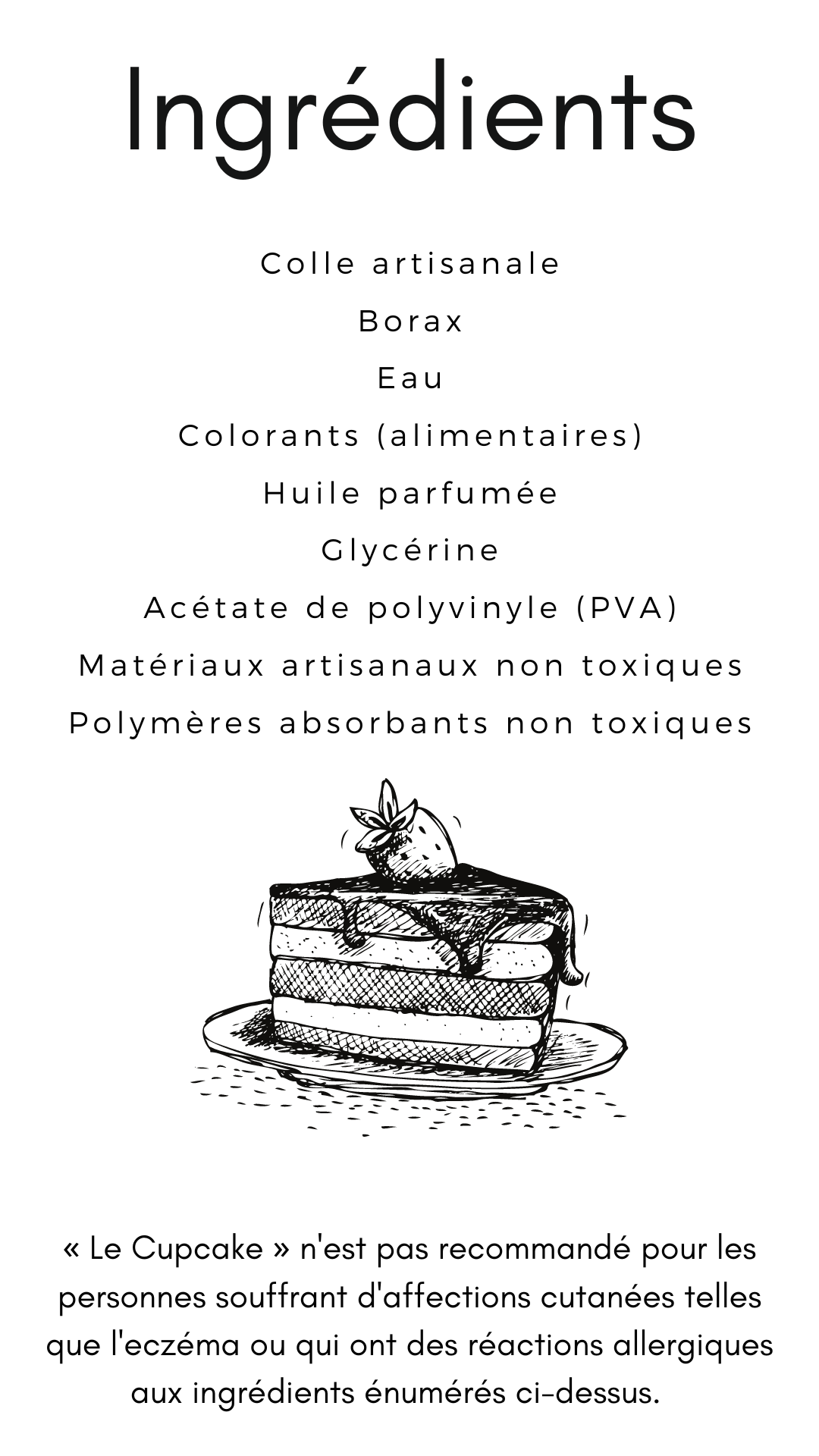 Slime « Le Cupcake »