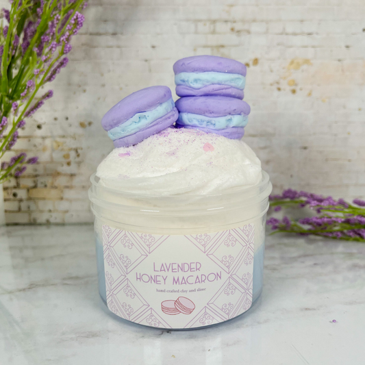 Slime « Le Macaron Lavande »